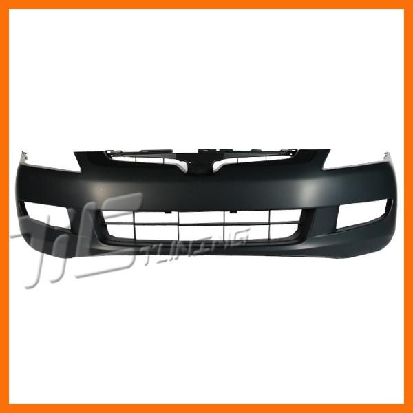 Front bumper primered facial cover fascia plastic 03-05 honda accord 2dr coupe