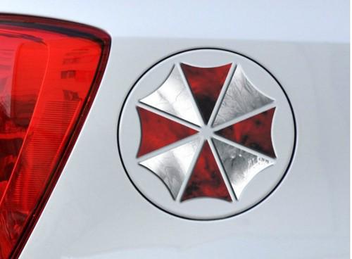 Car stickers resident evil umbrella stickers fuel tank hollow decals sticker us