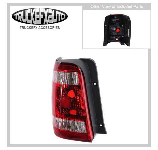 New tail light lamp driver left side clear red lens lh hand fo2800210