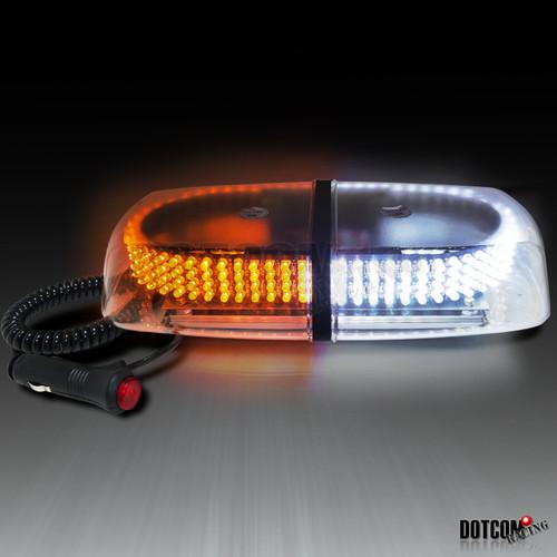 120 x amber 120 x white led warming roof top emergency strobe light 240-led