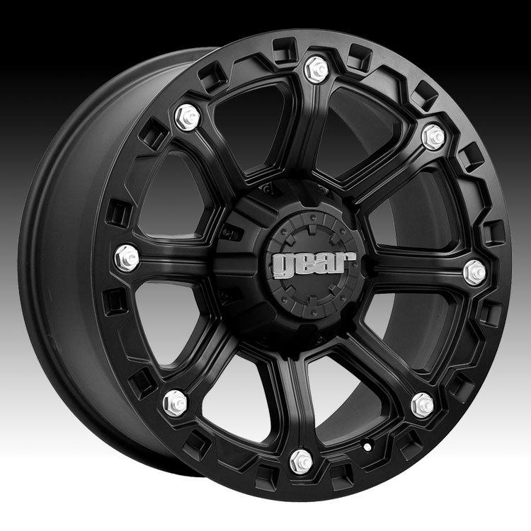 18" gear alloy blackjack carbon black f-150 harley davidson edition  wheels rims