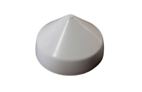 Marine dock 6.50&#034; piling cone cap boat   pylon edge post head  white cover