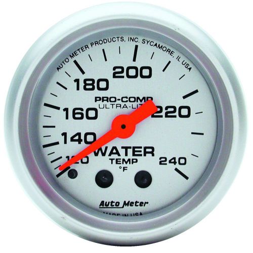 Auto meter 4332 ultra-lite; mechanical water temperature gauge