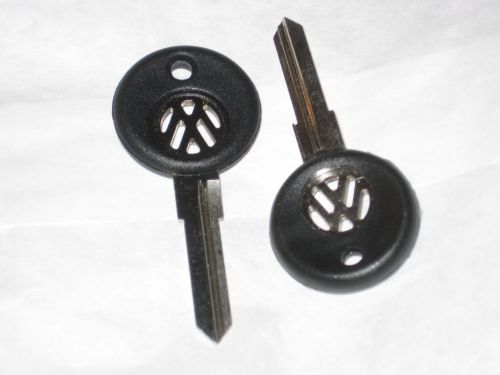 Volkswagen keys 412 dasher rabbit golf van 411 gti uncut blank key pair vw parts