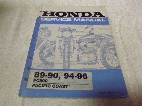 Honda 89-90,94-96 pc800 service manual