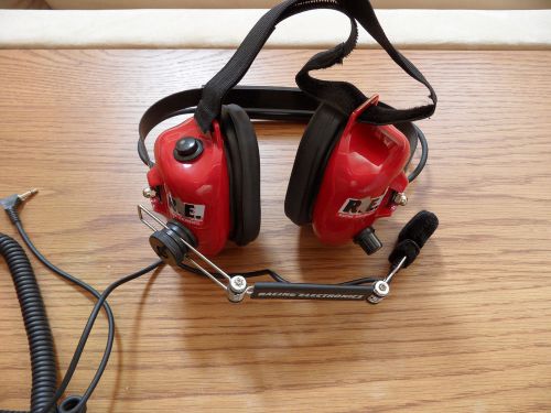 Racing electronics headphones for 2-way radio w scanner option re005-f / qt1 ??