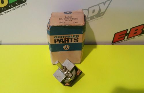 Nos 70-74 e-body panel dimmer switch cuda, challenger 3420865