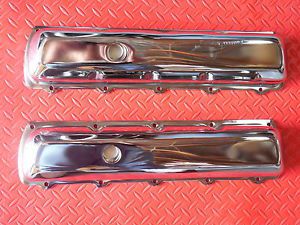 Valve cover set cadillac triple chrome plated v 8 500 472 425 368 cu in