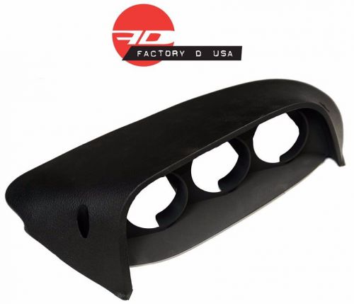 Ati triple 52mm-60mm gauge pod mount center dash 08-12 subaru impreza wrx sti