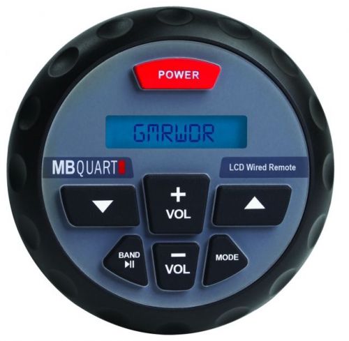 Mb quart gmrwdr wired remote for gmr 2 marine atv boat radio stereo receiver