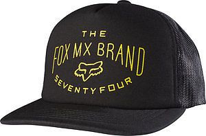 Fox racing thrashed mens snapback hat black one size