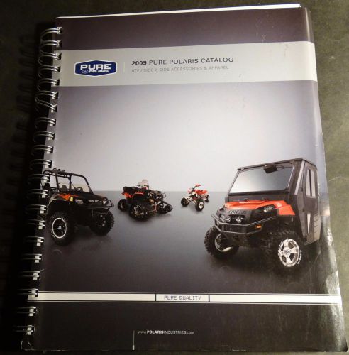 Huge 2009 polaris atv &amp; side x side apparel &amp; accessories sales catalog (644)