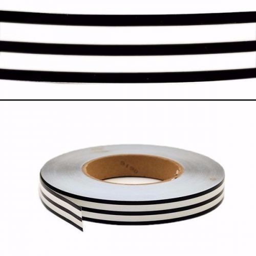 Tracker 118956 black / clear 3/4 inch boat pinstripe tape (roll)