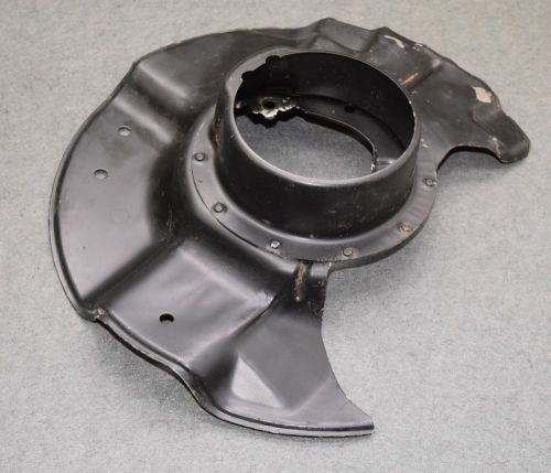 Used # bmw e31 e32 e34 front brake disc protection plate left 34111159917