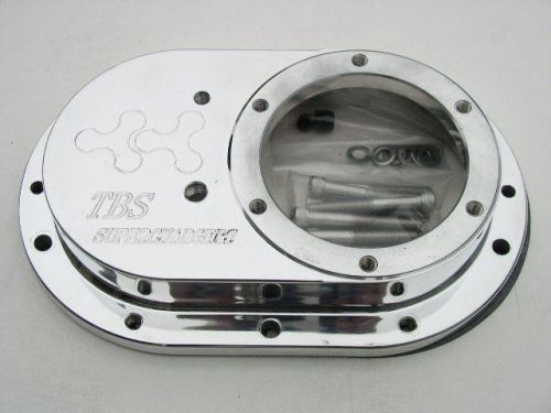 New the blower shop 1170 billet front cover symmetrical for blower shop blower