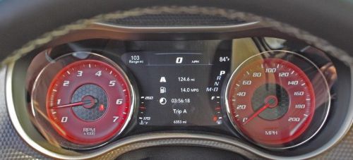 Us speedo dodge charger srt gauge faces for 2015 to 2016 standard