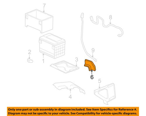 Gm oem-battery tray bracket 15727997