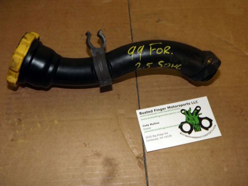 1999  subaru forester impreza outback 2.5 sohc engine oil fill tube w/ cap oem