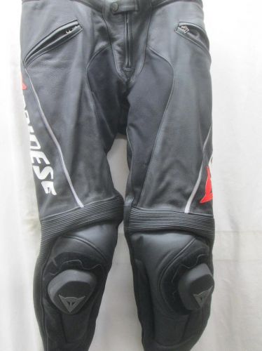 Dainese delta pro perforated leather motorcycle pants ita 54