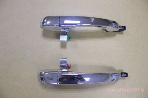 2 pcs outside door handle rear lh , rh chrome for chrysler 300 c 05-10