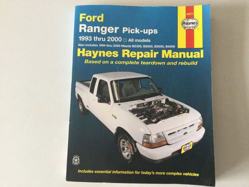 Purchase 1993-2000 Ford Ranger Mazda B2300 B3000 B4000 Haynes Repair ...