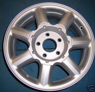 One cadillac 1996 1997 seville 2000 2001 2002 eldorado 16" factory wheel rim sil