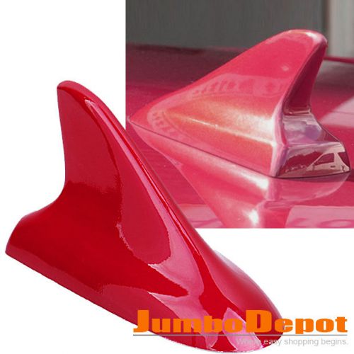 1pcs shark fin dummy antenna mount car roof decorative red fit for nissan altima