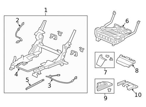 Genuine 2009-2015 honda pilot release cable 81369-sza-a01