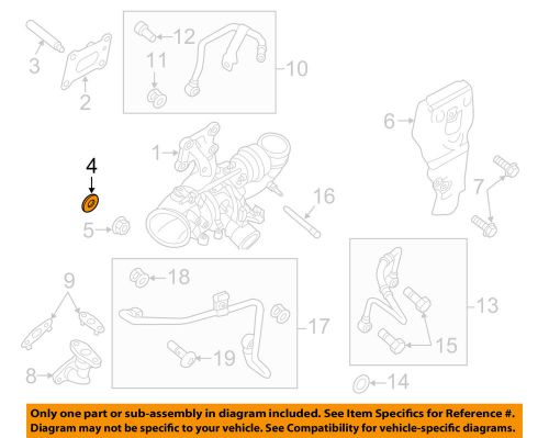 Ford oem 12-15 explorer-turbocharger washer w715732s434