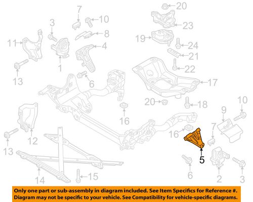 Audi oem 10-15 s5 engine transmission mounting-support left 8k0199307bf