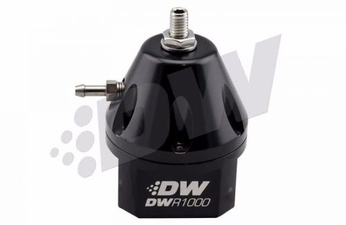 Deatschwerks fuel pressure regulator 6-1000-frb -6an black dwr1000