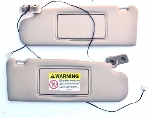 Volvo s70 v70 850 beige factory oem sunvisor pair 93 94 95 96 97 98 99 00