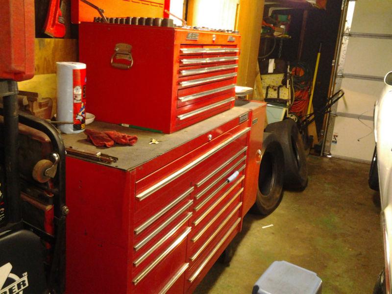 Matco/mac tool box with tools 