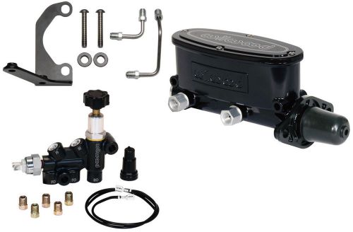 Wilwood black tandem master cylinder,1&#034;,with combination proportioning valve