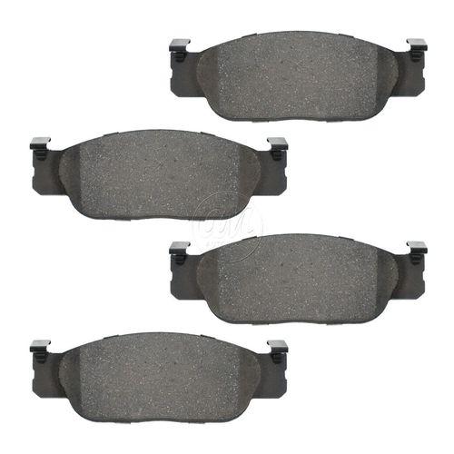 Front disc brake pads ceramic set for ford lincoln jaguar