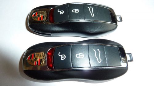 Lot of 2 porsche smart key keyless remotes 7pp 959 753 bl   970 637 247 06