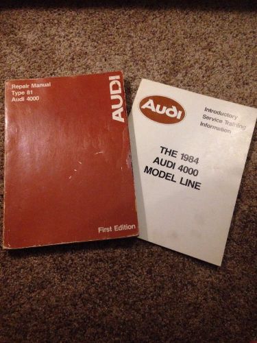 Audi repair manual type 81 audi 4000