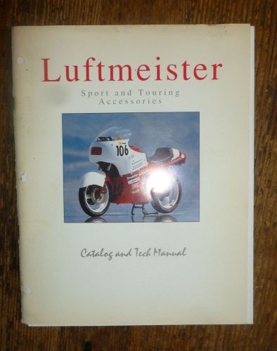Vintage 1990 luftmeister for bmw catalog &amp; tech manual sport &amp; touring gear