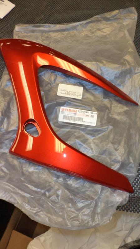 Visor, left side, fits yamaha fzs6v fz6 2005, 2006 red