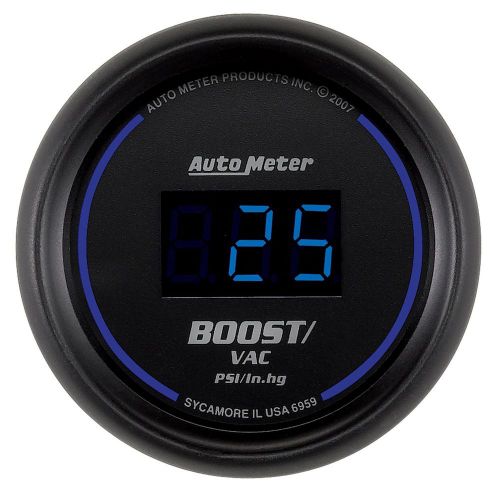 Auto meter 6959 cobalt; digital boost/vacuum gauge