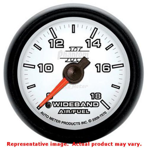 Auto meter 7570 phantom ii series black 2-1/16&#034; (52.4mm) range: 8:1-18:1 afr fi