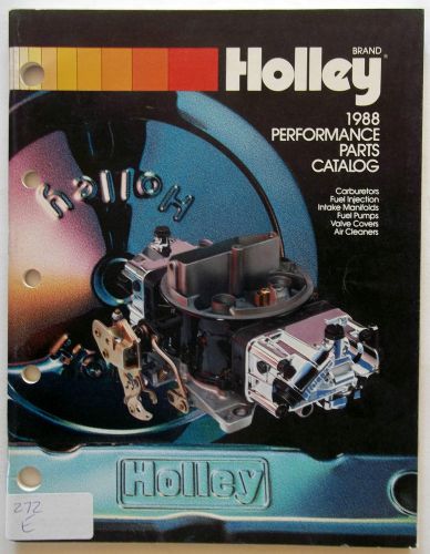 1988 holley performance parts catalog-carburetors-injection-valve covers-air