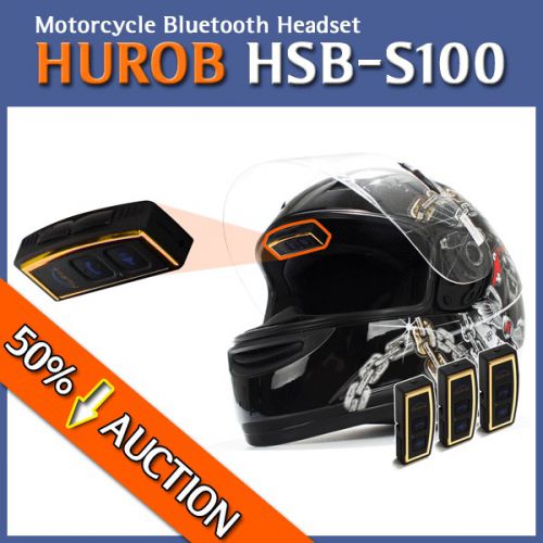 Hsb-s100 motorcycle built-in type bluetooth intercom srereo phone/3ch cardo sena