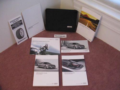 2012 audi a5 coupe and navigation manual with case 8/pc navi mmi