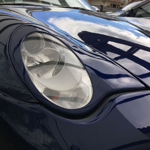 Porsche 996 headlamp covers scheinwerferblenden racing style