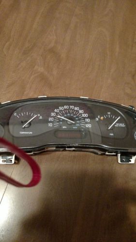 2000 buick century cluster