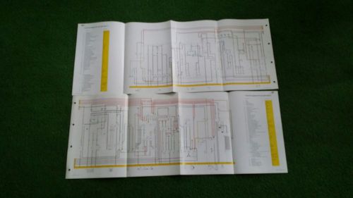 1977 porsche 911 turbo usa colored electrical wiring diagrams oem