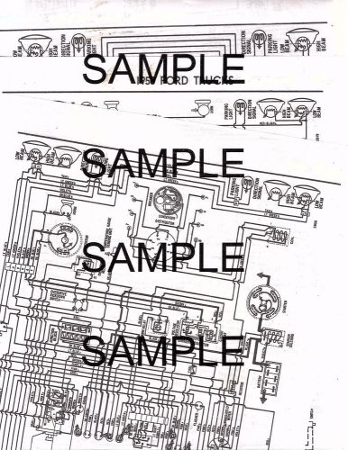 1958 willys jeep utility 4 &amp; 6 cylinder 58 wiring guide diagram chart ndsbk