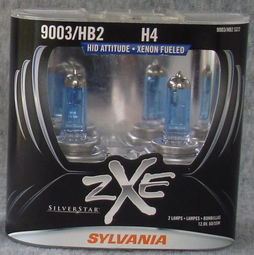 Sylvania silverstar zxe 9003/hb2  h4  headlight bulbs xenon  new hid attitude