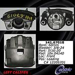 Centric parts 141.67018 front left rebuilt caliper with hardware